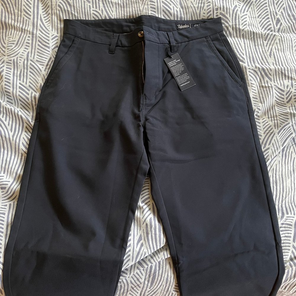 Performance stretch chino - Navy mens pants